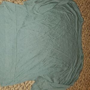 Eileen Fisher Short Sleeve Tee in Sage Green